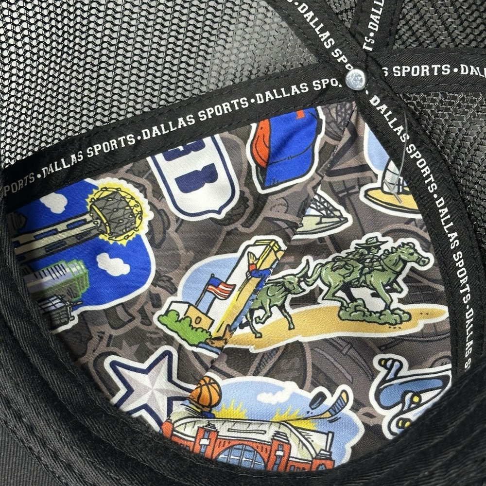 DALLAS sports black Trucker‎ Hat | Dallas, tx - Picture 3 of 3